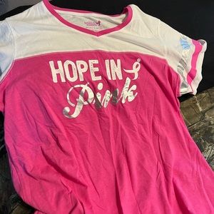 Breast Cancer Awareness Short Sleeve Top